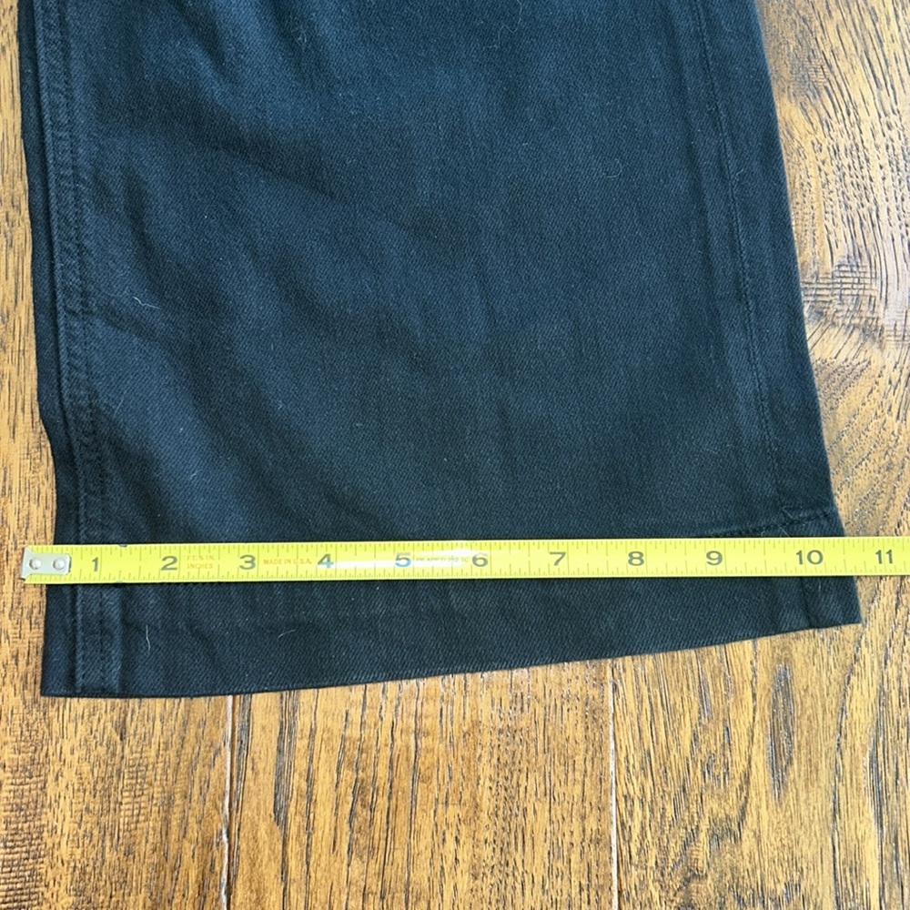 American Eagle Outfitters: Black Flare/Wide Leg Jeans: Size 00 - Picture 8 of 10
